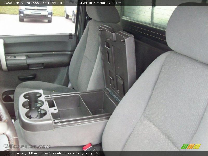 Silver Birch Metallic / Ebony 2008 GMC Sierra 2500HD SLE Regular Cab 4x4