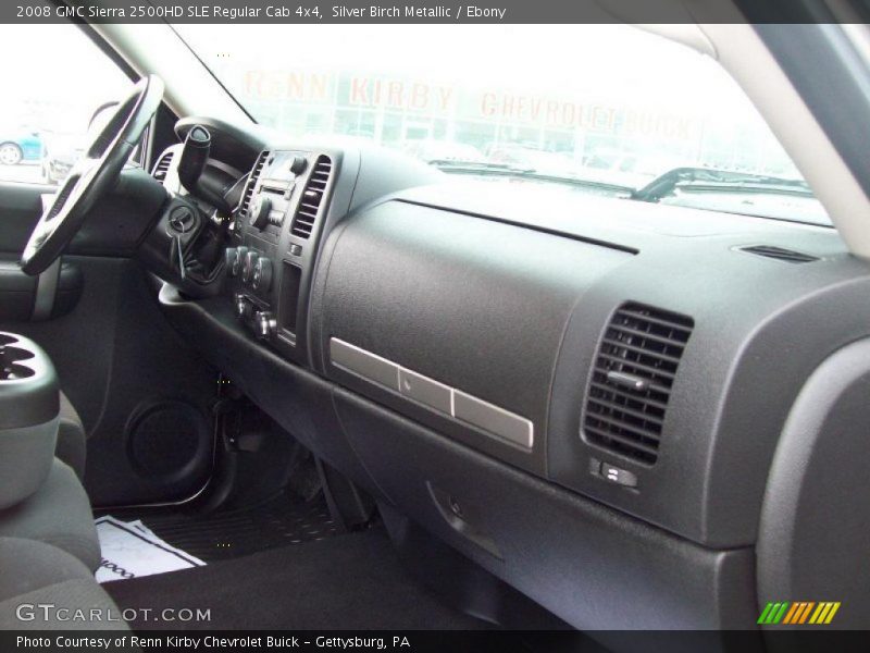 Silver Birch Metallic / Ebony 2008 GMC Sierra 2500HD SLE Regular Cab 4x4