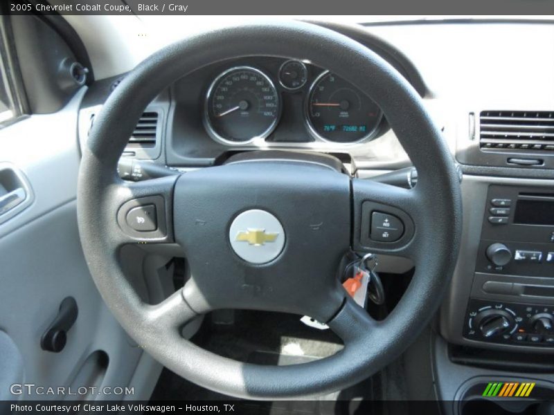 Black / Gray 2005 Chevrolet Cobalt Coupe