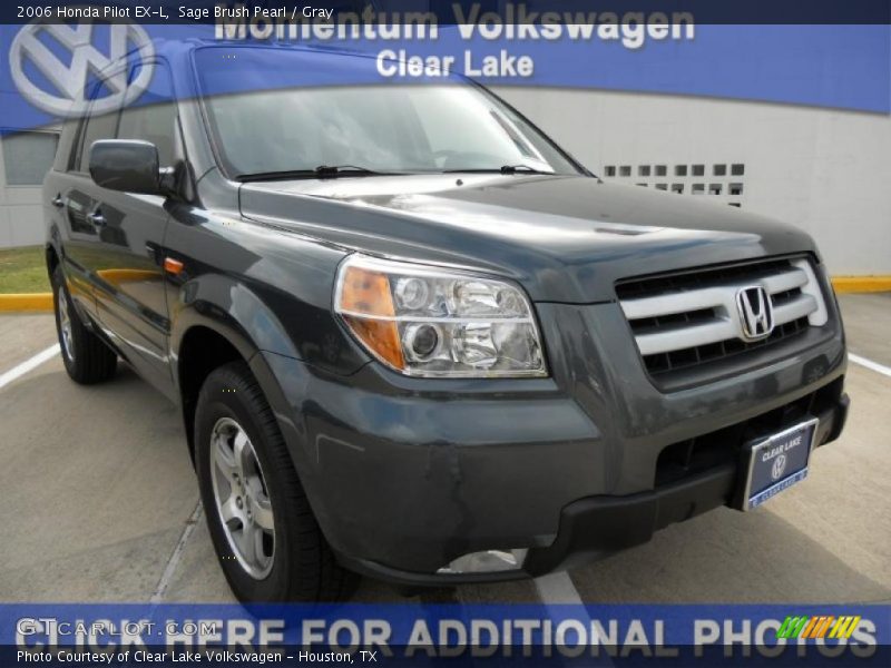 Sage Brush Pearl / Gray 2006 Honda Pilot EX-L