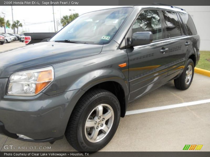 Sage Brush Pearl / Gray 2006 Honda Pilot EX-L