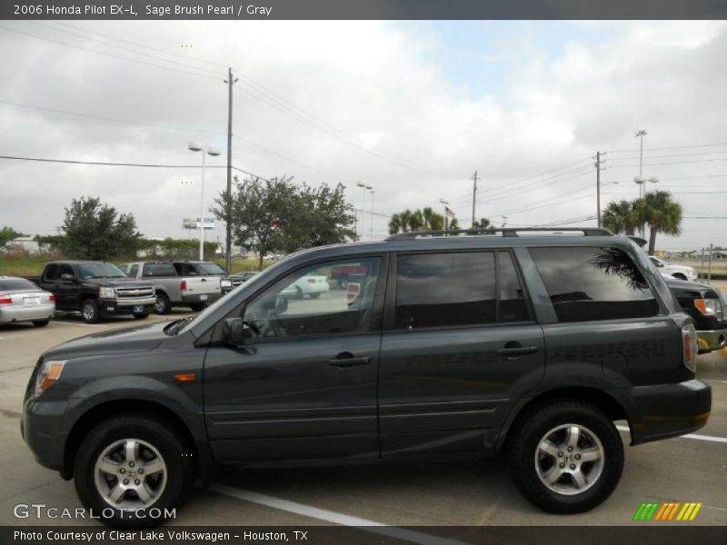 Sage Brush Pearl / Gray 2006 Honda Pilot EX-L