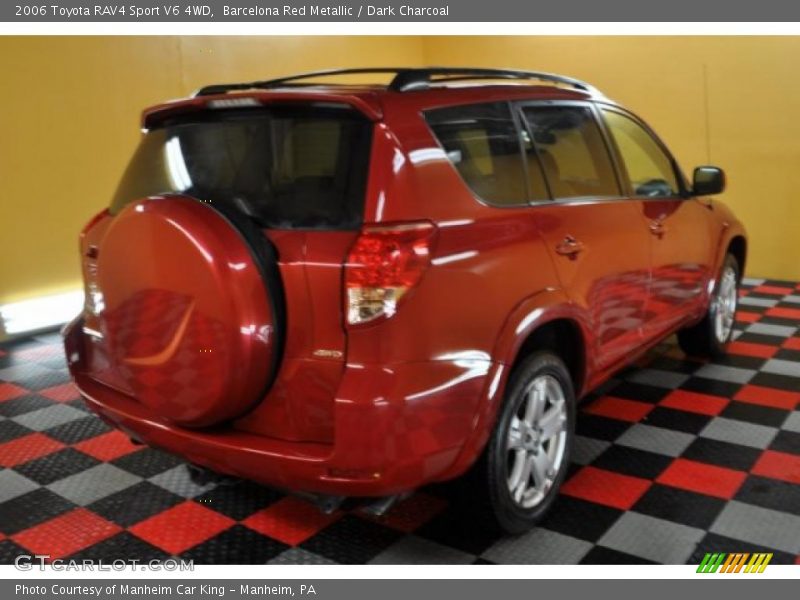 Barcelona Red Metallic / Dark Charcoal 2006 Toyota RAV4 Sport V6 4WD
