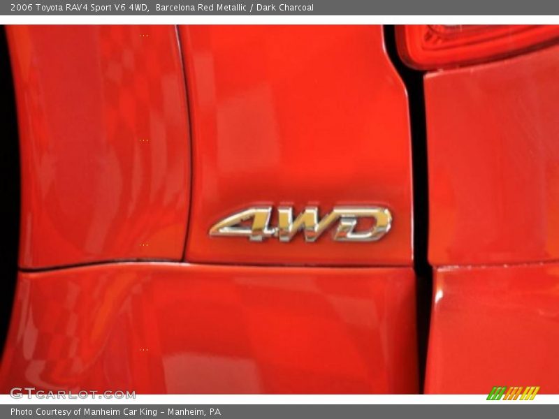 Barcelona Red Metallic / Dark Charcoal 2006 Toyota RAV4 Sport V6 4WD