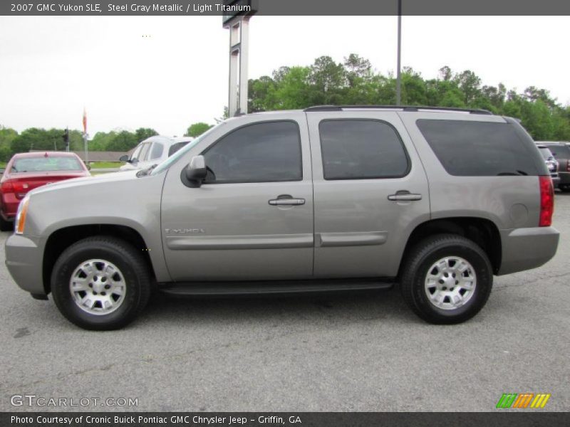 Steel Gray Metallic / Light Titanium 2007 GMC Yukon SLE