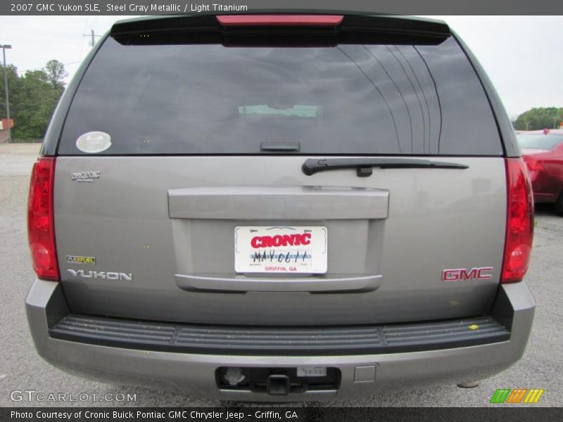 Steel Gray Metallic / Light Titanium 2007 GMC Yukon SLE
