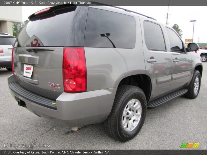 Steel Gray Metallic / Light Titanium 2007 GMC Yukon SLE