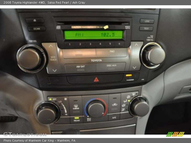 Salsa Red Pearl / Ash Gray 2008 Toyota Highlander 4WD