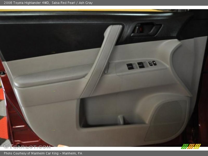 Salsa Red Pearl / Ash Gray 2008 Toyota Highlander 4WD