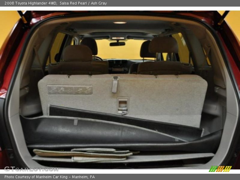 Salsa Red Pearl / Ash Gray 2008 Toyota Highlander 4WD