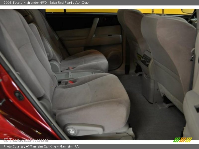Salsa Red Pearl / Ash Gray 2008 Toyota Highlander 4WD