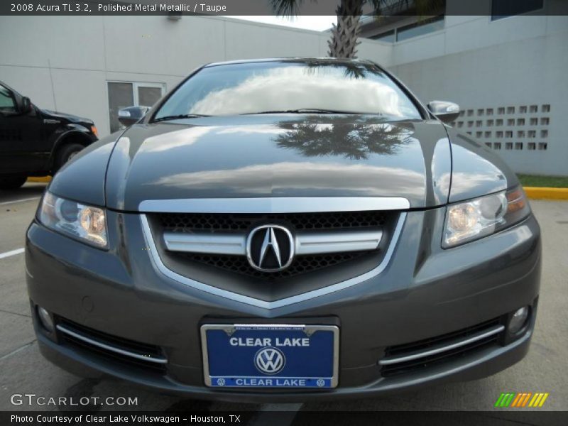 Polished Metal Metallic / Taupe 2008 Acura TL 3.2