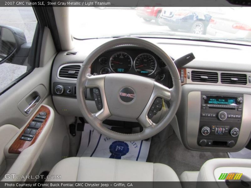 Steel Gray Metallic / Light Titanium 2007 GMC Yukon SLE