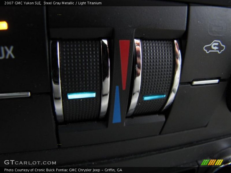 Steel Gray Metallic / Light Titanium 2007 GMC Yukon SLE