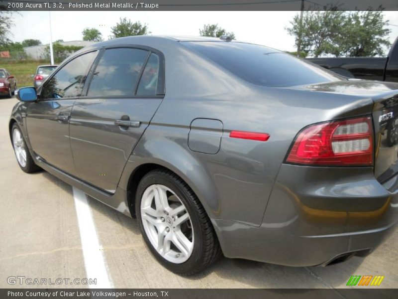 Polished Metal Metallic / Taupe 2008 Acura TL 3.2
