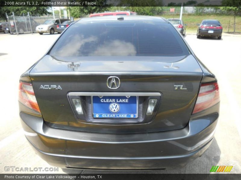 Polished Metal Metallic / Taupe 2008 Acura TL 3.2