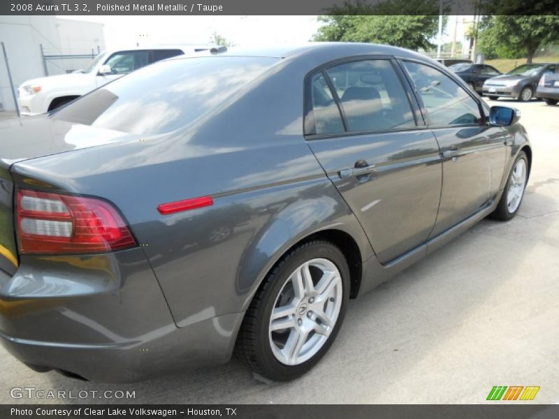 Polished Metal Metallic / Taupe 2008 Acura TL 3.2