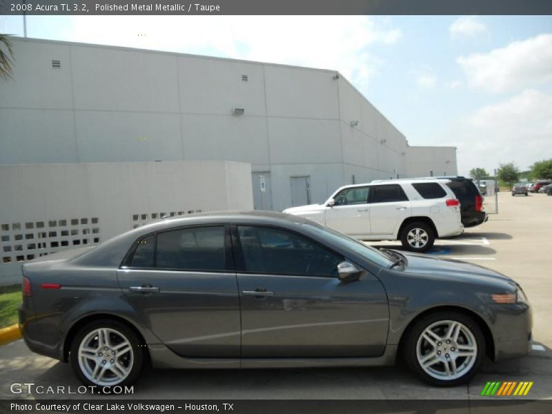 Polished Metal Metallic / Taupe 2008 Acura TL 3.2