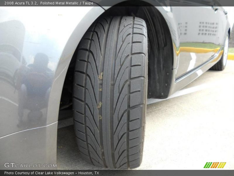 Polished Metal Metallic / Taupe 2008 Acura TL 3.2