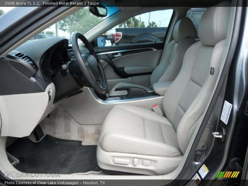 Polished Metal Metallic / Taupe 2008 Acura TL 3.2