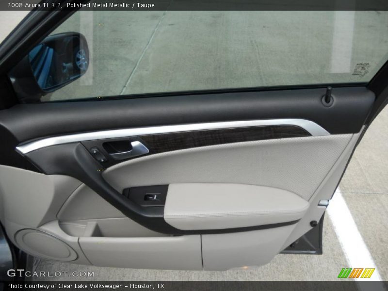 Polished Metal Metallic / Taupe 2008 Acura TL 3.2