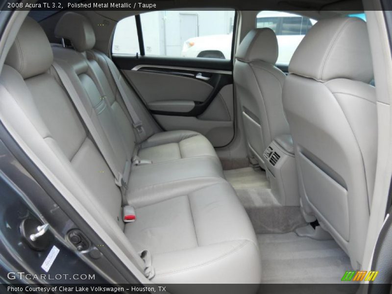 Polished Metal Metallic / Taupe 2008 Acura TL 3.2