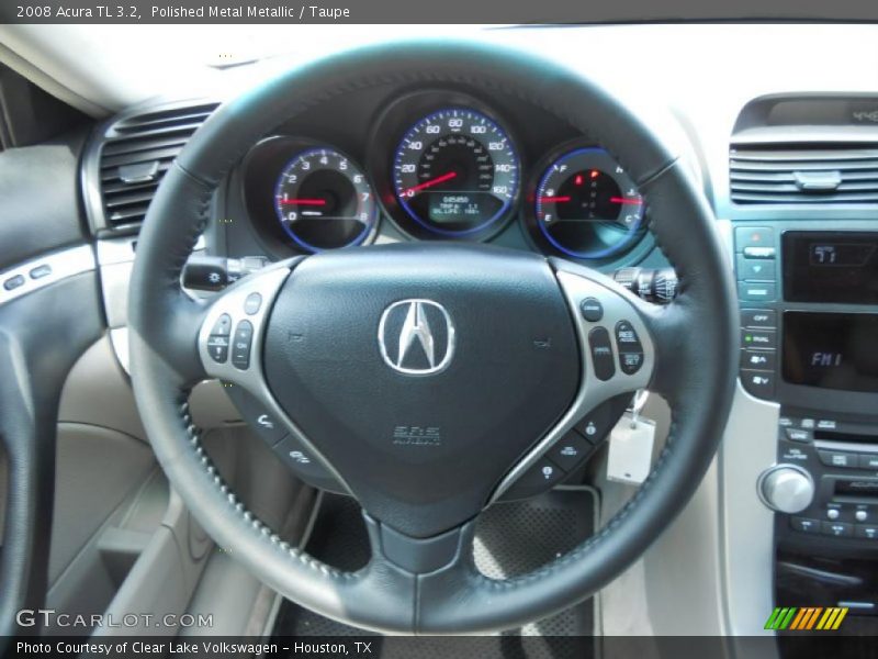 Polished Metal Metallic / Taupe 2008 Acura TL 3.2