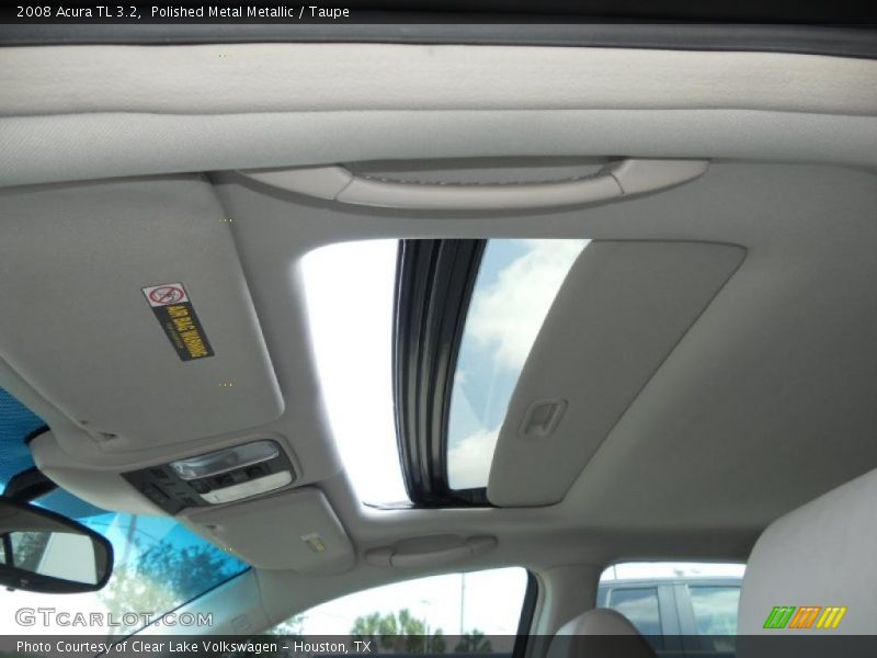 Polished Metal Metallic / Taupe 2008 Acura TL 3.2