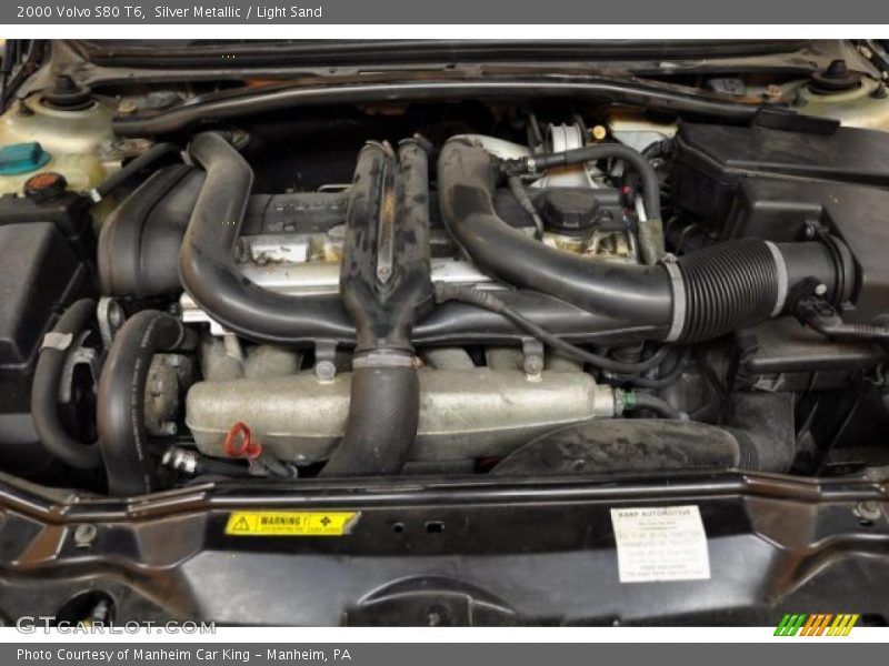  2000 S80 T6 Engine - 2.8 Liter Turbocharged DOHC 24-Valve Inline 6 Cylinder