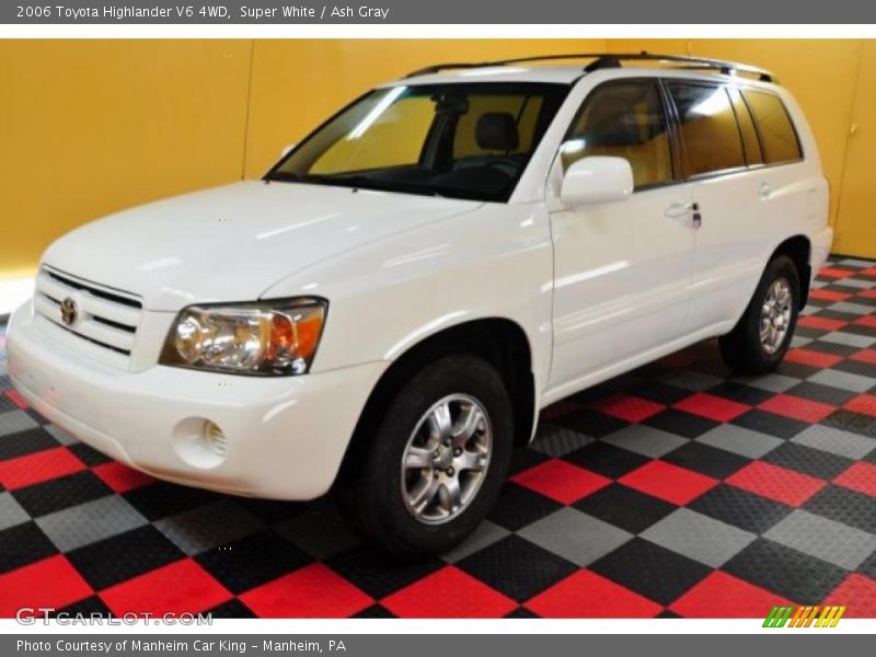 Super White / Ash Gray 2006 Toyota Highlander V6 4WD