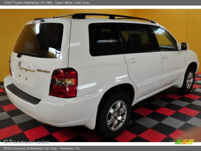 Super White / Ash Gray 2006 Toyota Highlander V6 4WD