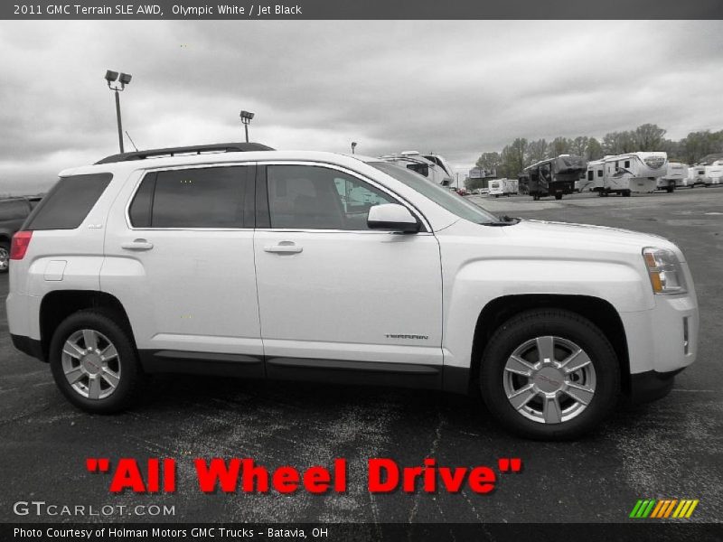 Olympic White / Jet Black 2011 GMC Terrain SLE AWD