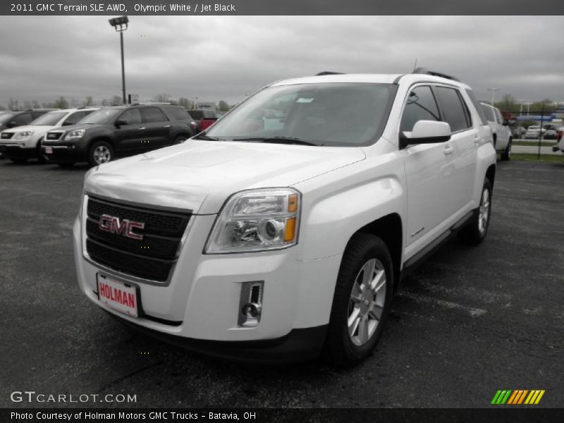 Olympic White / Jet Black 2011 GMC Terrain SLE AWD