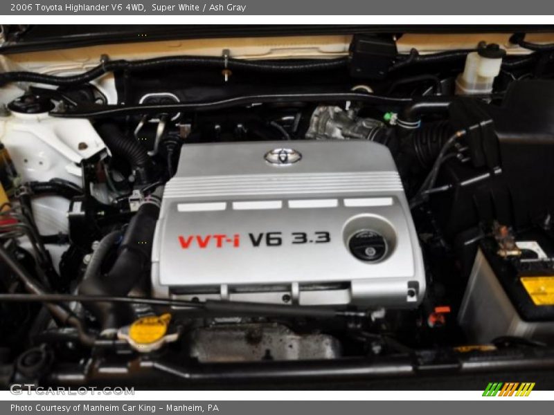 Super White / Ash Gray 2006 Toyota Highlander V6 4WD