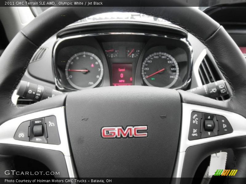 Olympic White / Jet Black 2011 GMC Terrain SLE AWD