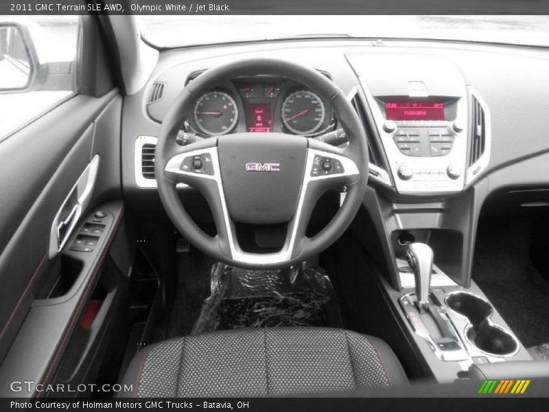Olympic White / Jet Black 2011 GMC Terrain SLE AWD
