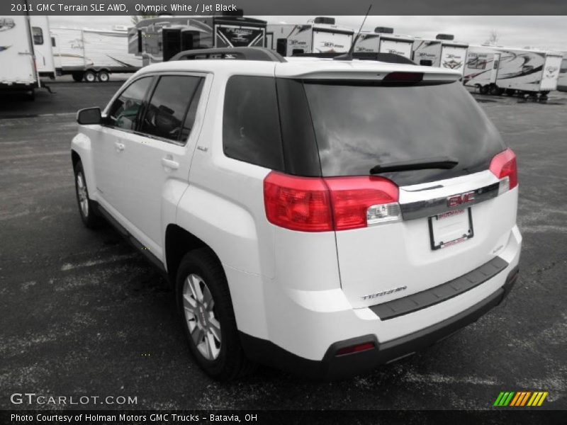 Olympic White / Jet Black 2011 GMC Terrain SLE AWD