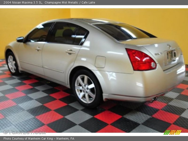 Champagne Mist Metallic / Cafe Latte 2004 Nissan Maxima 3.5 SL