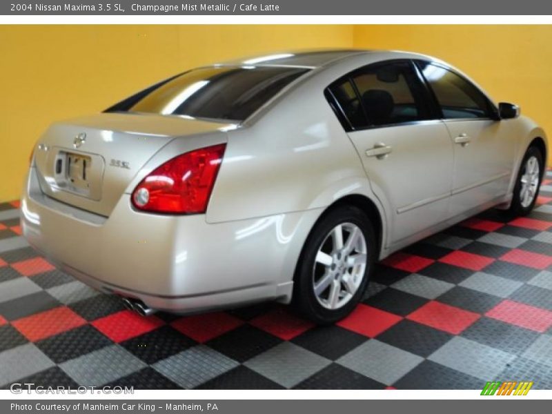 Champagne Mist Metallic / Cafe Latte 2004 Nissan Maxima 3.5 SL