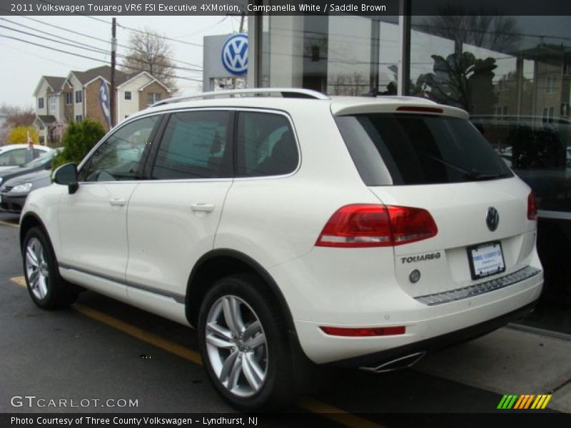 Campanella White / Saddle Brown 2011 Volkswagen Touareg VR6 FSI Executive 4XMotion