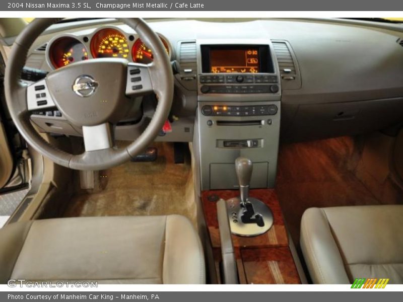 Champagne Mist Metallic / Cafe Latte 2004 Nissan Maxima 3.5 SL