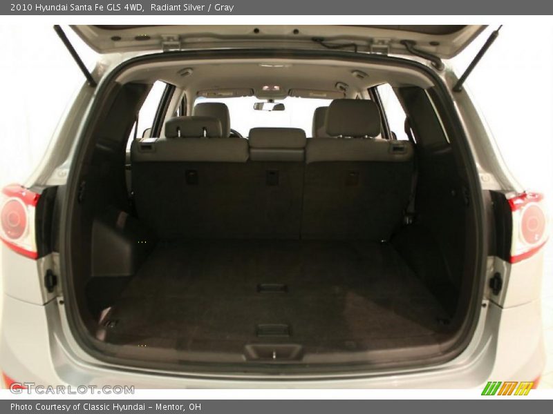 Radiant Silver / Gray 2010 Hyundai Santa Fe GLS 4WD