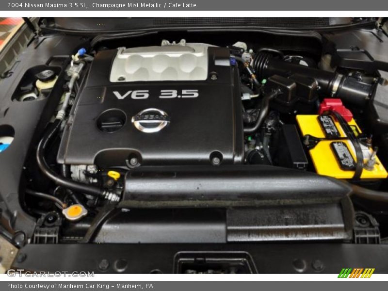 Champagne Mist Metallic / Cafe Latte 2004 Nissan Maxima 3.5 SL