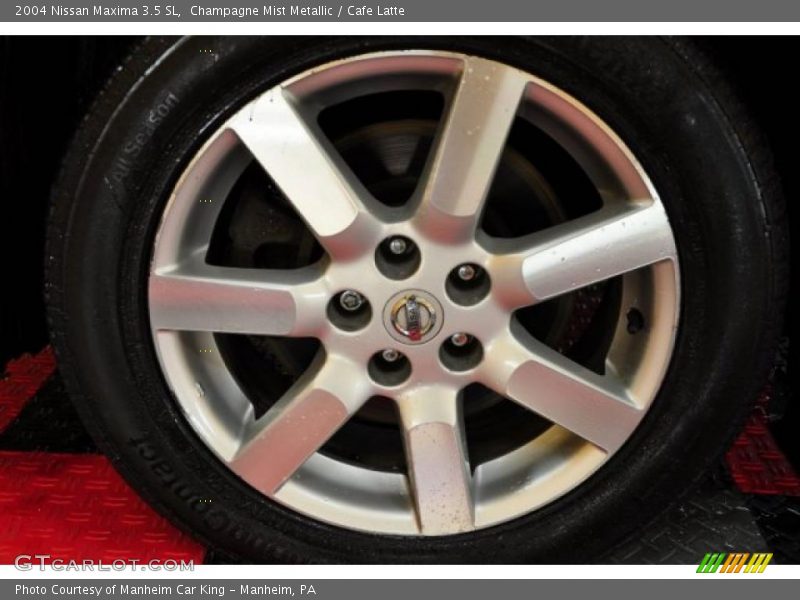 Champagne Mist Metallic / Cafe Latte 2004 Nissan Maxima 3.5 SL