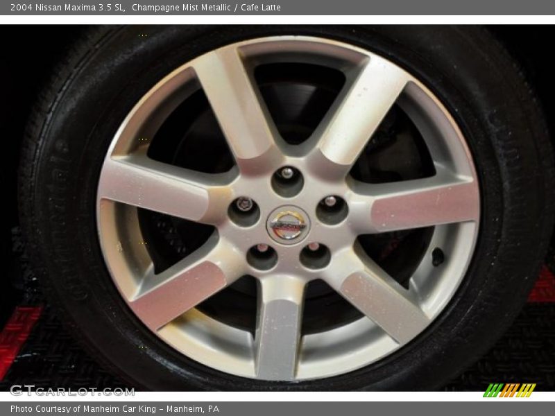 Champagne Mist Metallic / Cafe Latte 2004 Nissan Maxima 3.5 SL