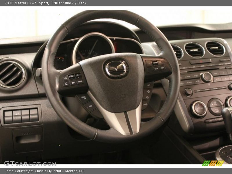 Brilliant Black / Black 2010 Mazda CX-7 i Sport