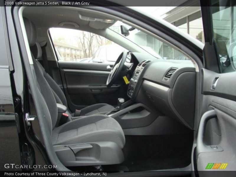 Black / Art Grey 2008 Volkswagen Jetta S Sedan