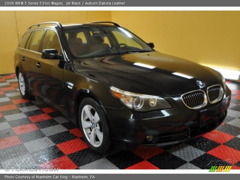 Jet Black / Auburn Dakota Leather 2006 BMW 5 Series 530xi Wagon