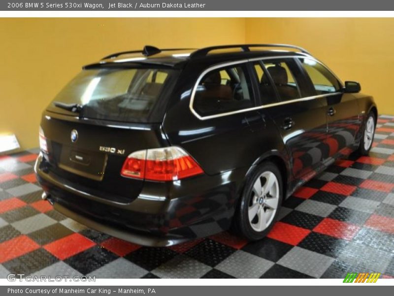 Jet Black / Auburn Dakota Leather 2006 BMW 5 Series 530xi Wagon