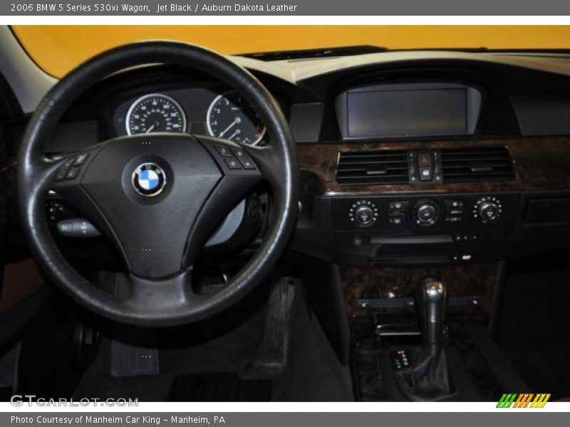 Jet Black / Auburn Dakota Leather 2006 BMW 5 Series 530xi Wagon
